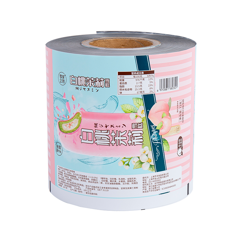 رول فیلم چاپ بستنی با اکستروژن چند لایه رول فیلم چاپ بستنی با اکستروژن چند لایه