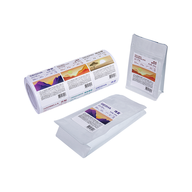 کیسه بسته بندی قهوه 250 گرم، 500 گرم، 1 کیلوگرم با برچسب برچسب کیسه بسته بندی قهوه 250 گرم، 500 گرم، 1 کیلوگرم با برچسب برچسب