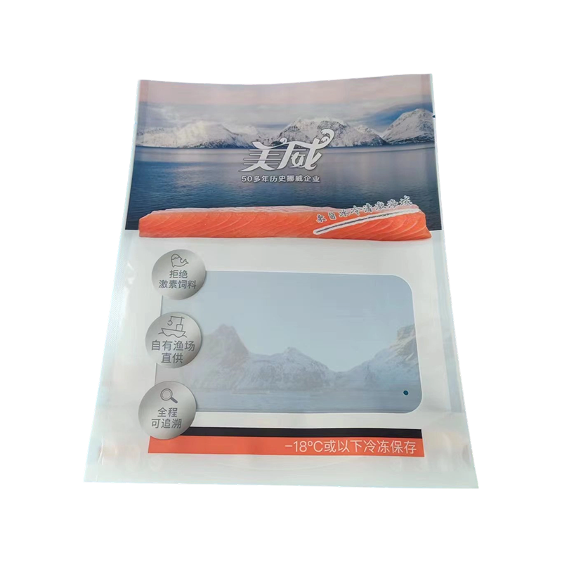 کیسه غذاهای دریایی منجمد با مانع بالا