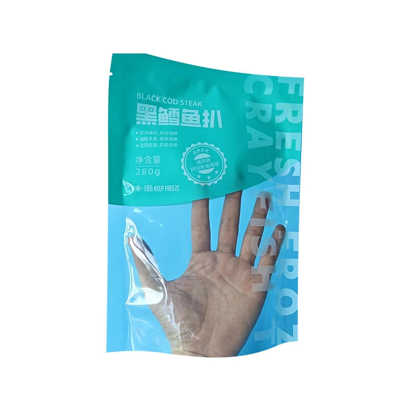 کیسه غذاهای دریایی منجمد با مانع بالا