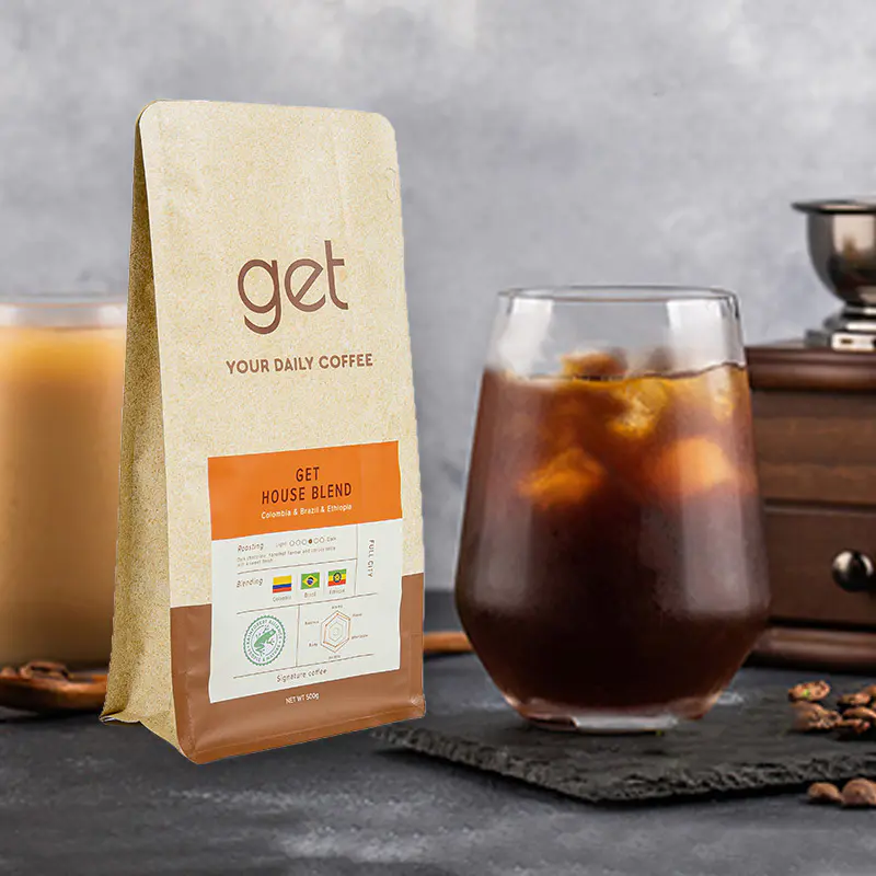 کیسه قهوه مهر هشت طرفه 250 گرم تا یک کیلوگرم