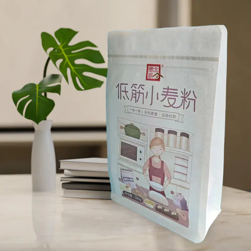 کیسه کاغذ کرافت تجزیه پذیر، مقاوم، بادوام، قابل تنفس و مقاوم در برابر پارگی